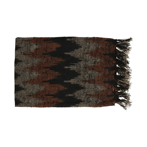 pomax WOUT - plaid - katoen - L 150 x W 125 cm - mix van kleuren