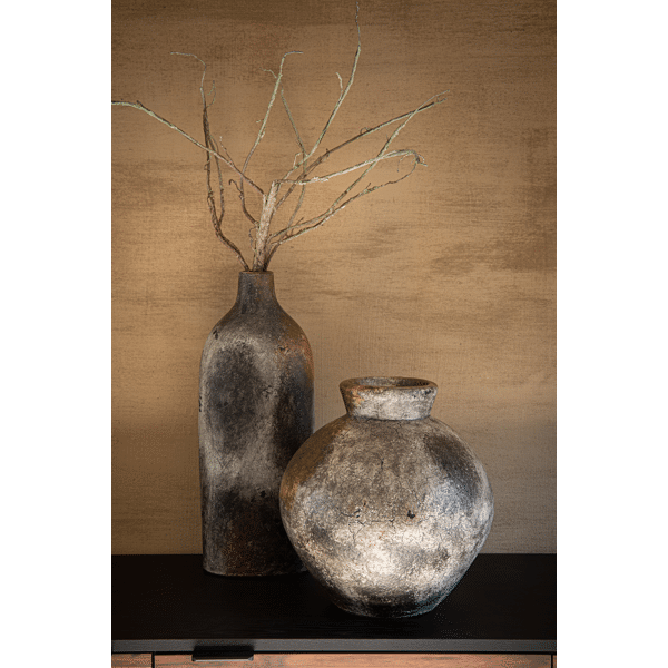 Pomax YARIM - Vaas - Terracotta - L 17 5 X W 12 5 X H 48 Cm - Veelkleurig