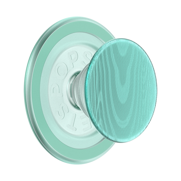 popsockets Aluminum Moire Turquoise MagSafe PopGrip