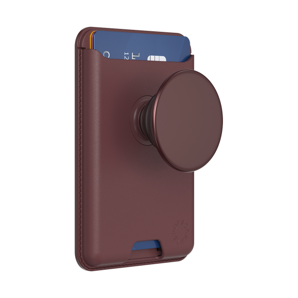 popsockets Aluminum Oxblood Softgoods MagSafe PopWallet+