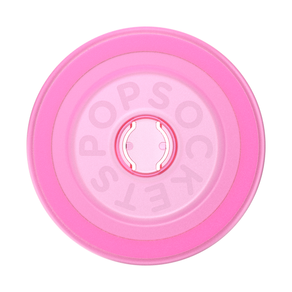 Popsockets Baby Pink Translucent MagSafe Round Base