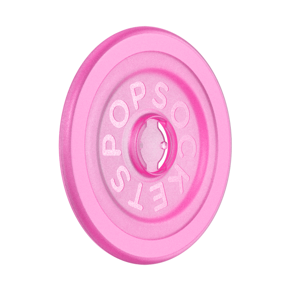 popsockets Baby Pink Translucent MagSafe Round Base