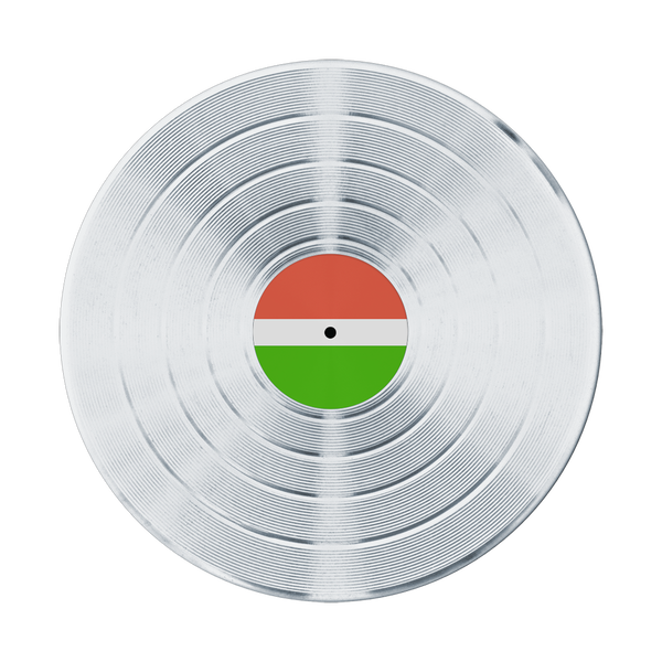 Popsockets Backspin Aluminum 45rpm Silver Adhesive PopGrip