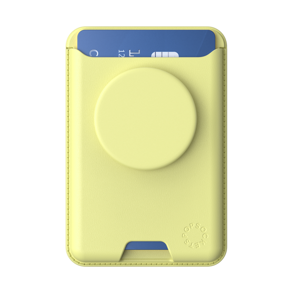 Popsockets Butter Yellow Softgoods MagSafe PopWallet+
