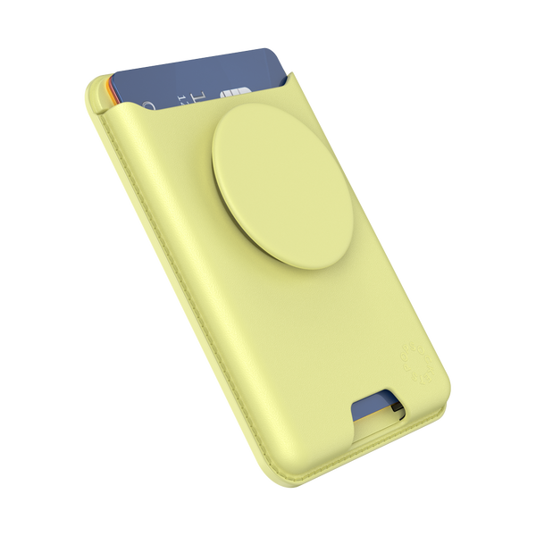 Popsockets Butter Yellow Softgoods MagSafe PopWallet+