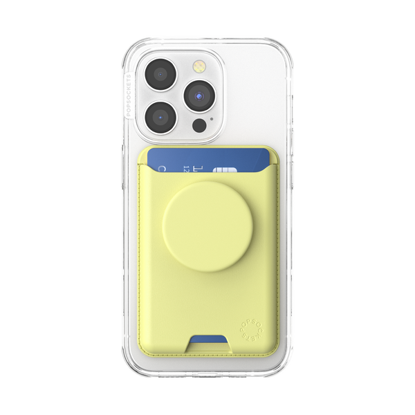 Popsockets Butter Yellow Softgoods MagSafe PopWallet+