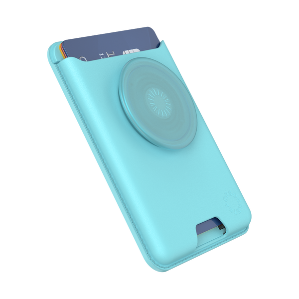 Popsockets Butterfly Pea Blue Softgoods MagSafe PopWallet+