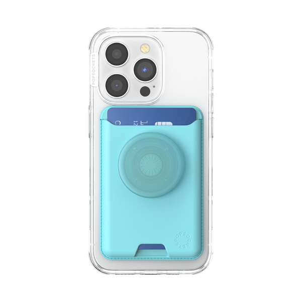 Popsockets Butterfly Pea Blue Softgoods MagSafe PopWallet+