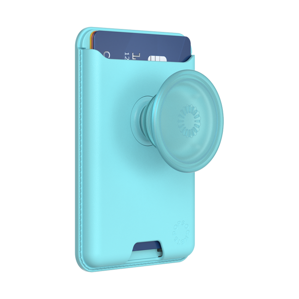 popsockets Butterfly Pea Blue Softgoods MagSafe PopWallet+