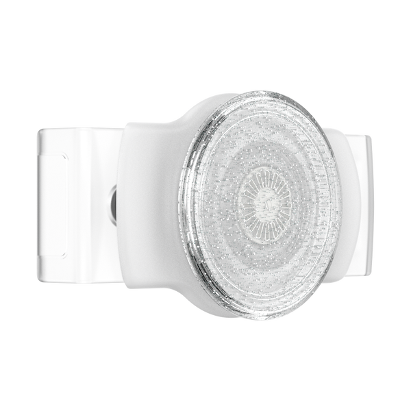Popsockets Clear Glitter Silver Slide Stretch PopGrip