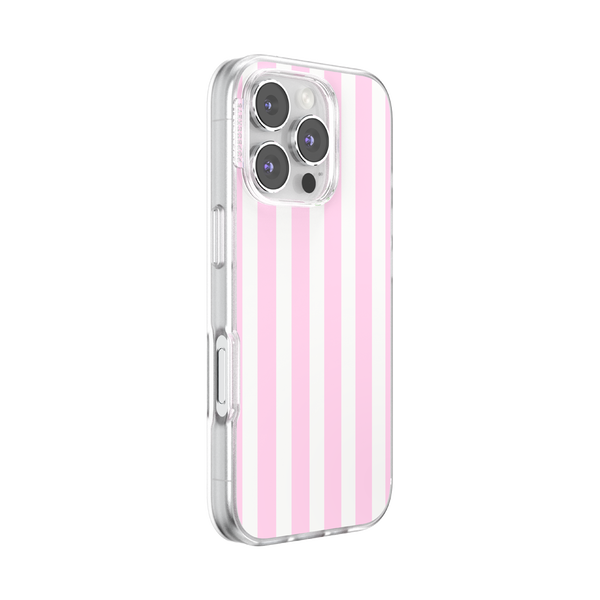 Popsockets Club Stripe Pink IPhone 16 Pro MagSafe Case