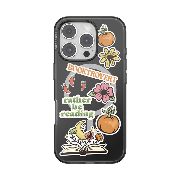 popsockets Cozy Booktrovert iPhone 16 Pro MagSafe Case