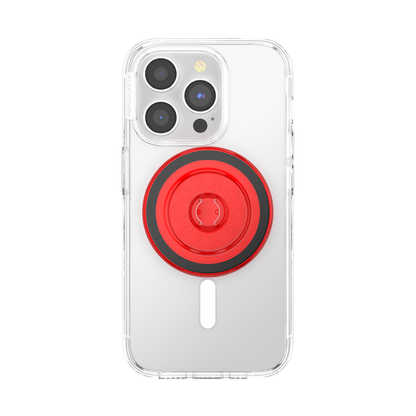 Popsockets Danger Red Translucent MagSafe Round Base