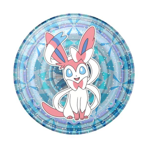 Popsockets Diamond Sylveon - Glitter Graphic Adhesive PopGrip