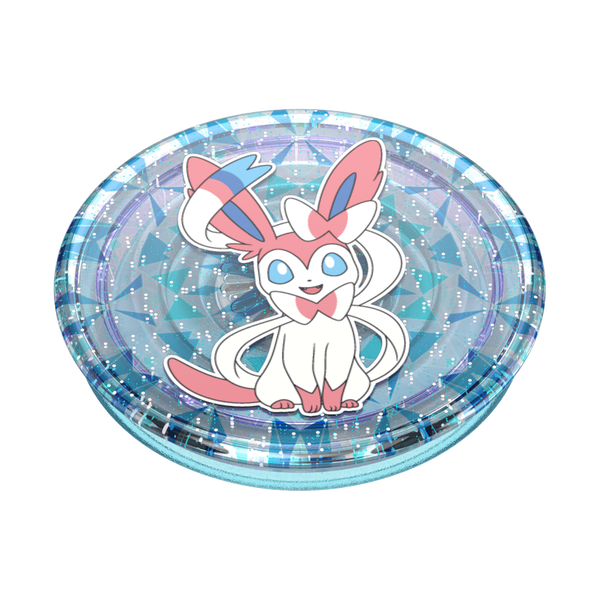 Popsockets Diamond Sylveon - Glitter Graphic Adhesive PopGrip