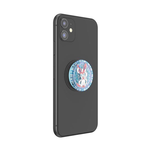 Popsockets Diamond Sylveon - Glitter Graphic Adhesive PopGrip
