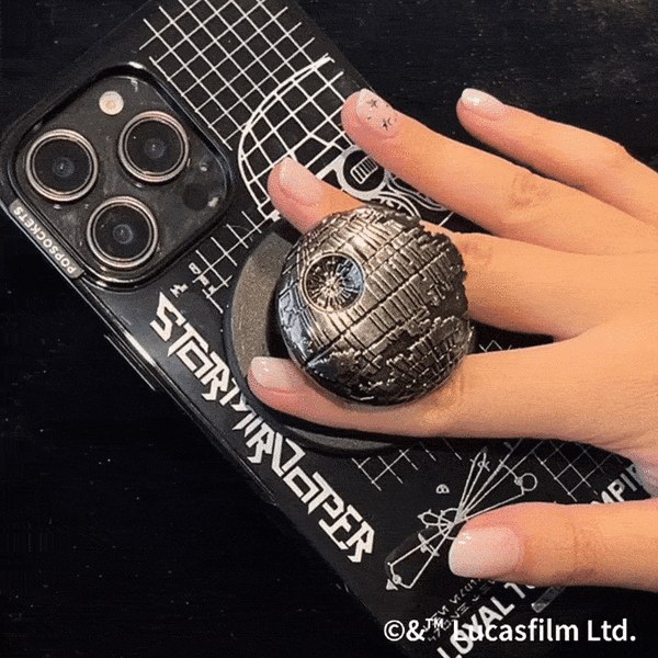 Popsockets Dimensionals Enamel Death Star MagSafe PopGrip