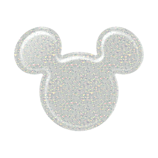 Popsockets Earridescent White Glitter Mickey Mouse Adhesive PopGrip