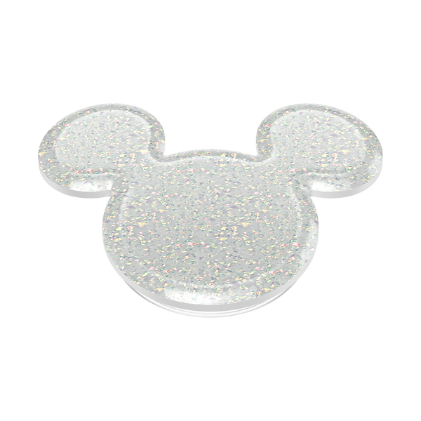 Popsockets Earridescent White Glitter Mickey Mouse Adhesive PopGrip