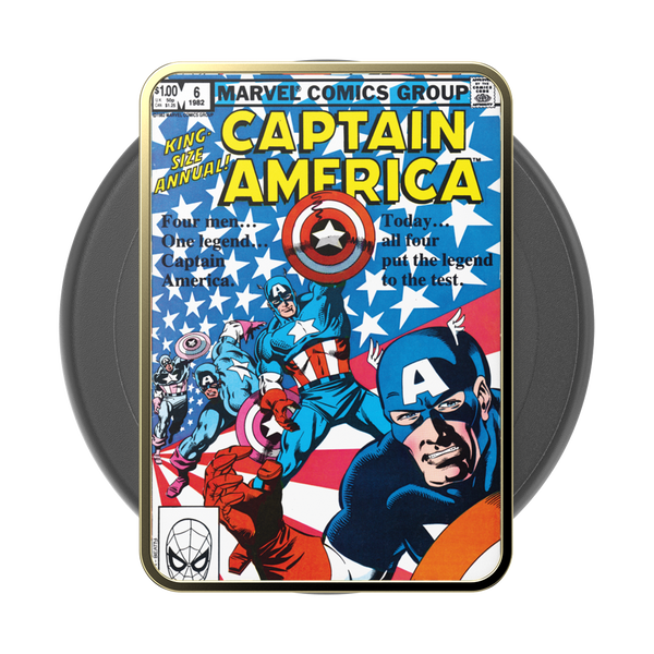 Popsockets Enamel Captain America Comic Book MagSafe PopGrip