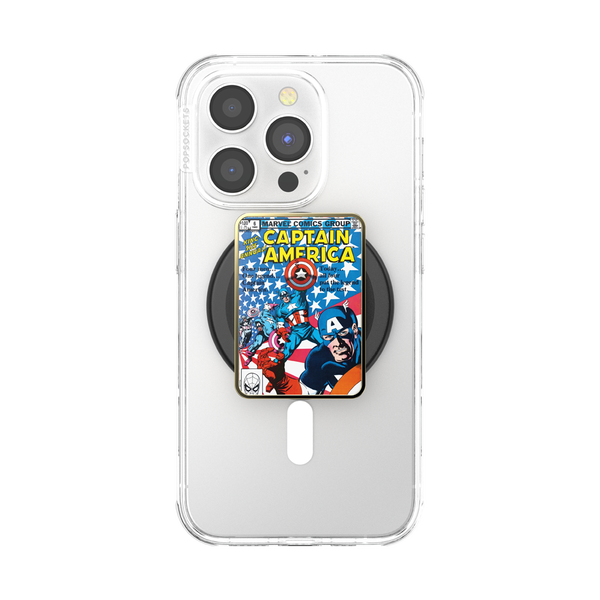 Popsockets Enamel Captain America Comic Book MagSafe PopGrip