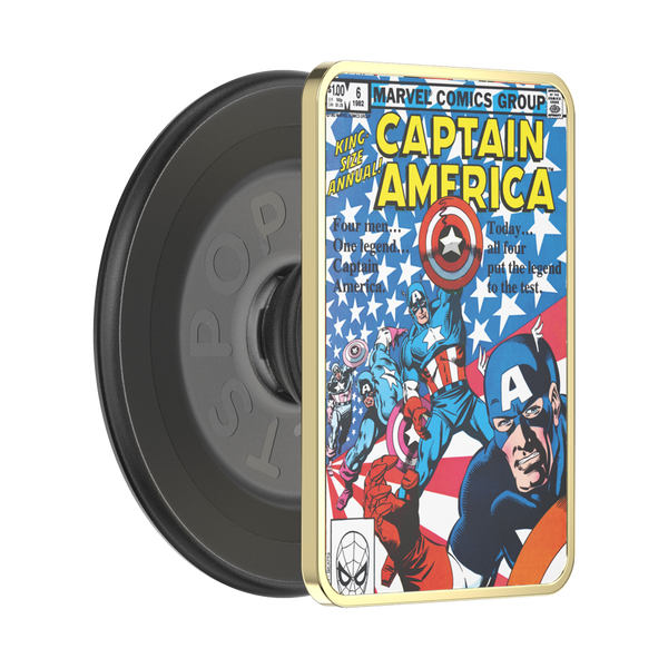popsockets Enamel Captain America Comic Book MagSafe PopGrip