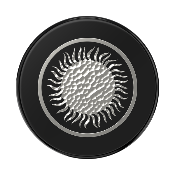 Popsockets Enamel Hammered Sun Black MagSafe PopGrip