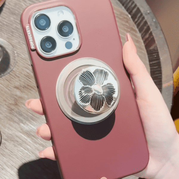 Popsockets Enamel Mae Flower With Pearl MagSafe PopGrip