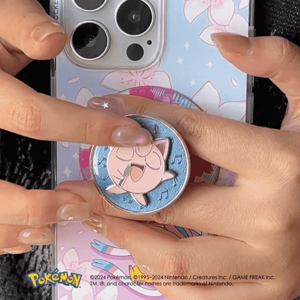 Popsockets Enamel Spinner Jigglypuff's Disarming Voice MagSafe PopGrip