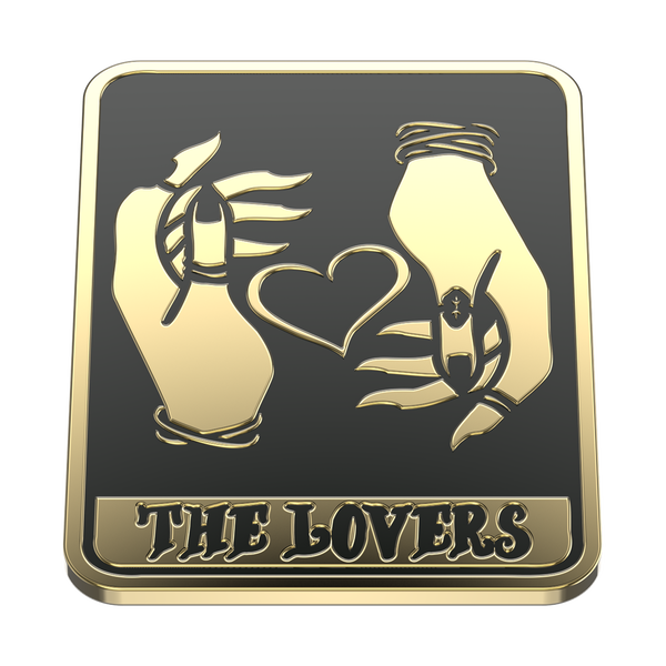 Popsockets Enamel Tarot Card The Lovers Adhesive PopGrip