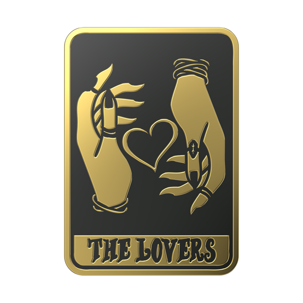 popsockets Enamel Tarot Card The Lovers Adhesive PopGrip