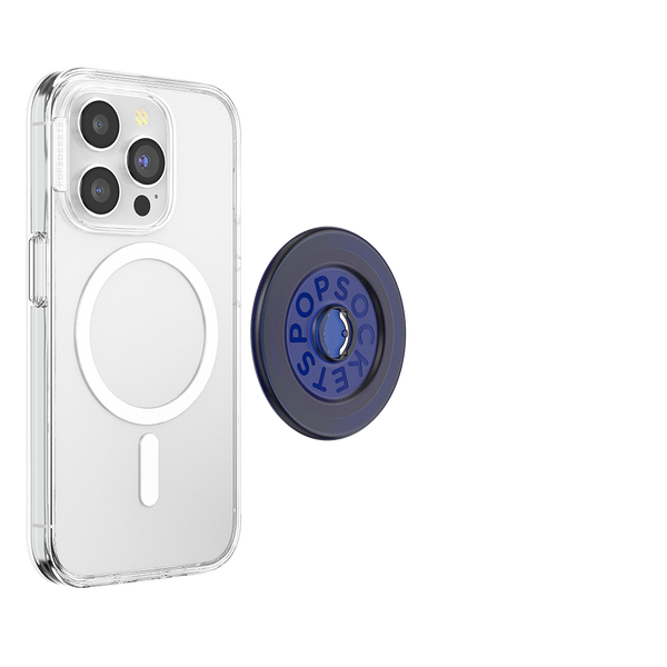 Popsockets French Navy Translucent MagSafe Round Base
