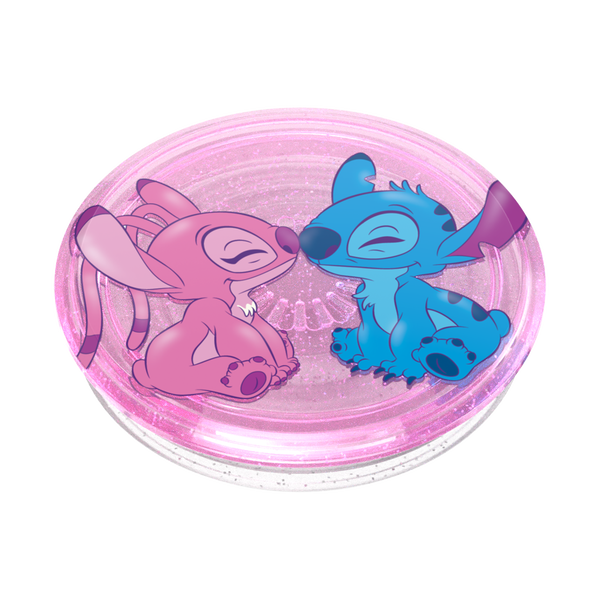 Popsockets Glitter Angel & Stitch Forever Adhesive PopGrip