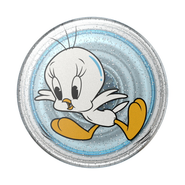 Popsockets Glitter Translucent Fly Tweety Adhesive PopGrip