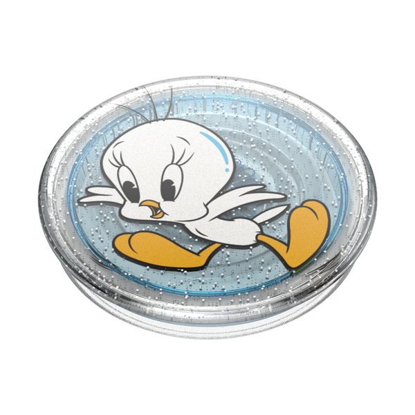 Popsockets Glitter Translucent Fly Tweety Adhesive PopGrip