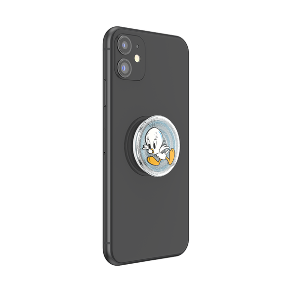 Popsockets Glitter Translucent Fly Tweety Adhesive PopGrip