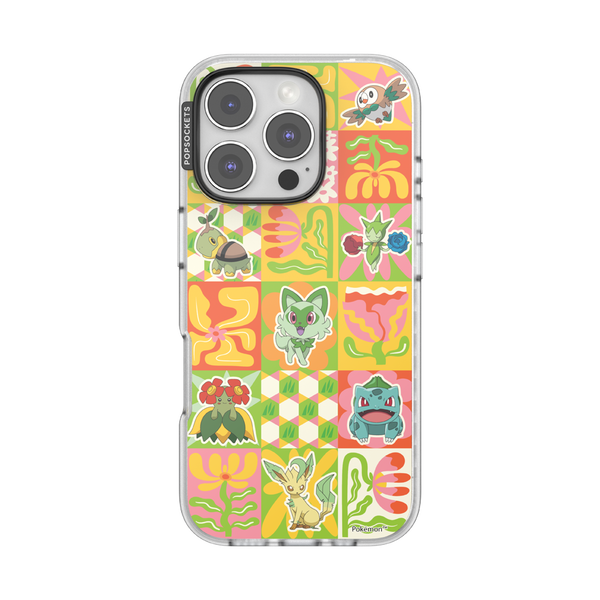 popsockets Grass Type Mod Quilt iPhone 16 Pro MagSafe Case