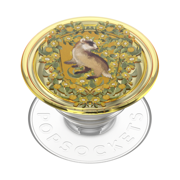popsockets Hufflepuff Floral Crest Adhesive PopGrip