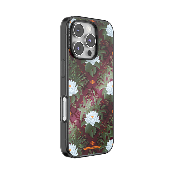 Popsockets Mirror Lush White Lotus IPhone 16 Pro MagSafe Case