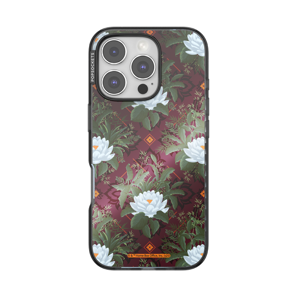 popsockets Mirror Lush White Lotus iPhone 16 Pro MagSafe Case