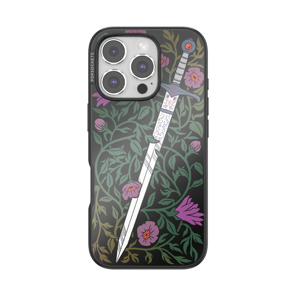 popsockets Mirror Thorny Blade Forest iPhone 16 Pro MagSafe Case