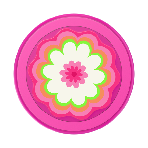 Popsockets Molded Flower Kaleidoscope Pink MagSafe PopGrip