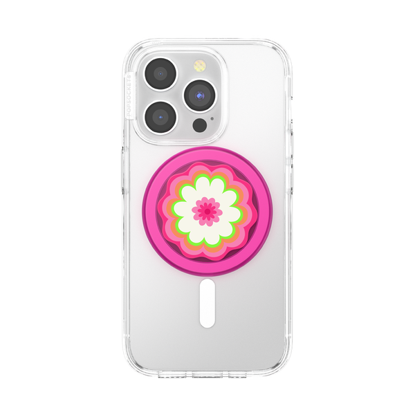 Popsockets Molded Flower Kaleidoscope Pink MagSafe PopGrip