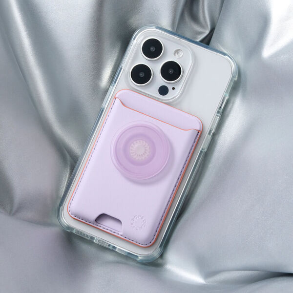 Popsockets Pale Lavender Softgoods MagSafe PopWallet+