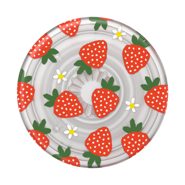 Popsockets PlantCore Berries And Cream Translucent Adhesive PopGrip