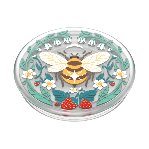 Popsockets PlantCore Translucent Bee Boho Adhesive PopGrip
