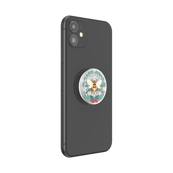 Popsockets PlantCore Translucent Bee Boho Adhesive PopGrip