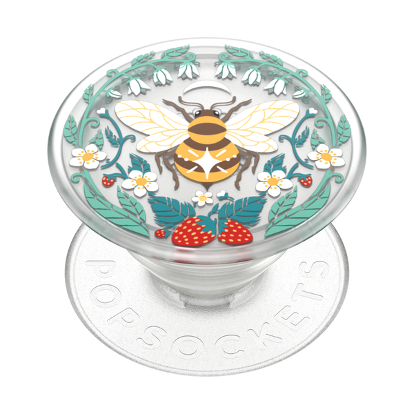 popsockets PlantCore Translucent Bee Boho Adhesive PopGrip
