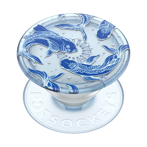 popsockets PlantCore Translucent Cosmic Koi Adhesive PopGrip