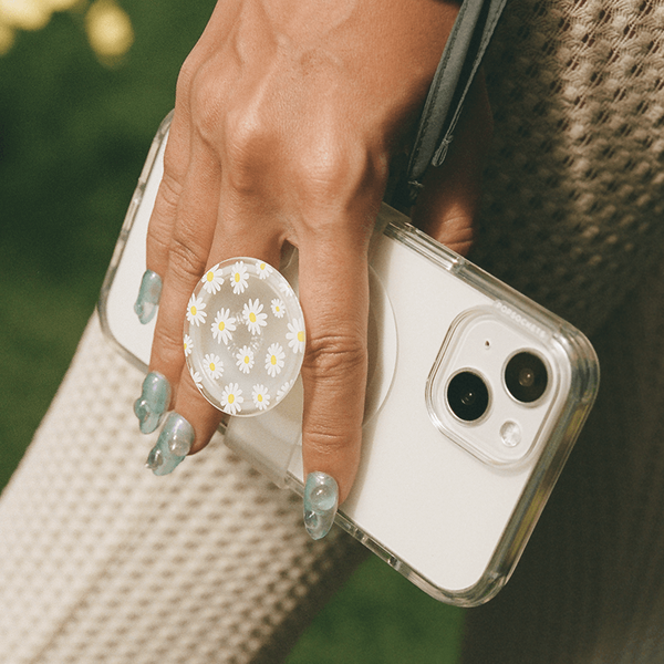 Popsockets PlantCore Translucent He Loves Me Not Adhesive PopGrip